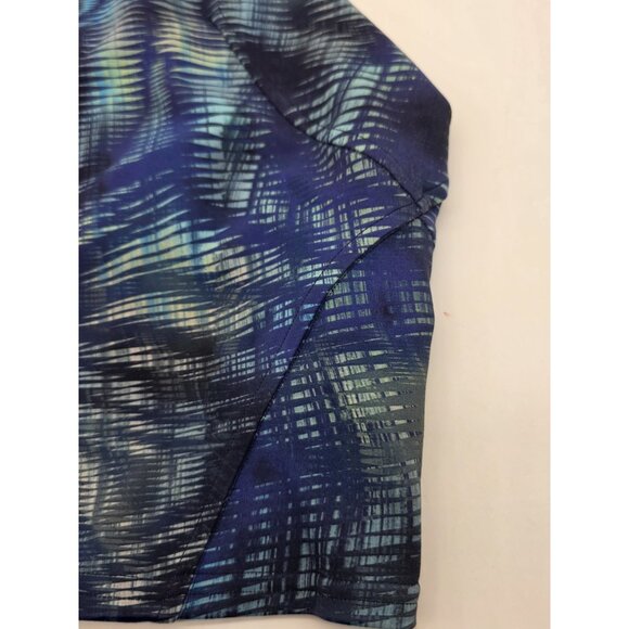 Lululemon Invigorate Tank Top Size 6 Training Flux Blue Racerback Shapeshifter - Picture 3 of 10